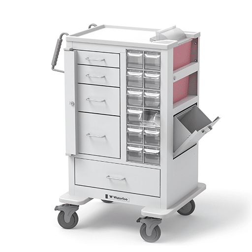 MTWA-34696-WHT – Waterloo Phlebotomy Collection Cart
