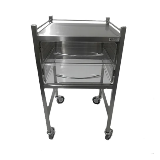 SS11VPS – 2 Drawer Perspex Trolley