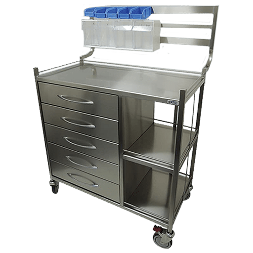 SS76S – Anaesthetic Trolley