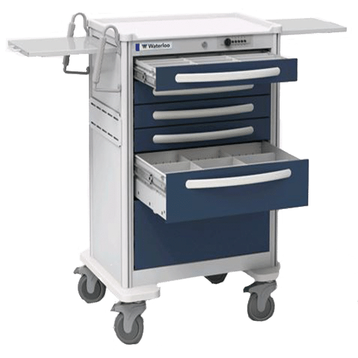 UTGLA-333369-DKB – Anaesthesia Cart 6-Drawer Tall