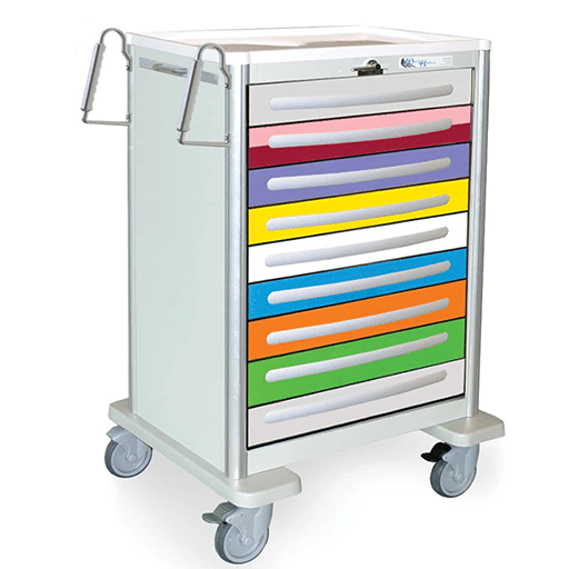 UXGLA-9PEDS – Waterloo Paediatric Carts (Aluminium)