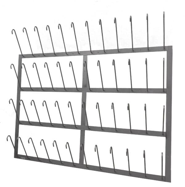 24 Pair Wall Mounted Boot Rack