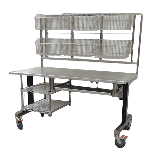 High-Low Electric Height Adjustable Wrap Station