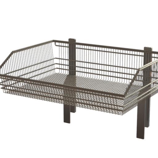 AO-S-Basket - Splashback Mounted Basket Rack