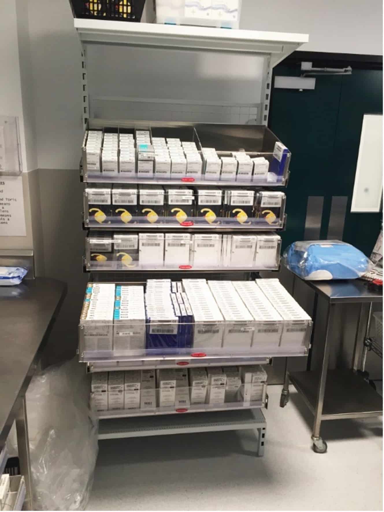 Pharmacy shelving