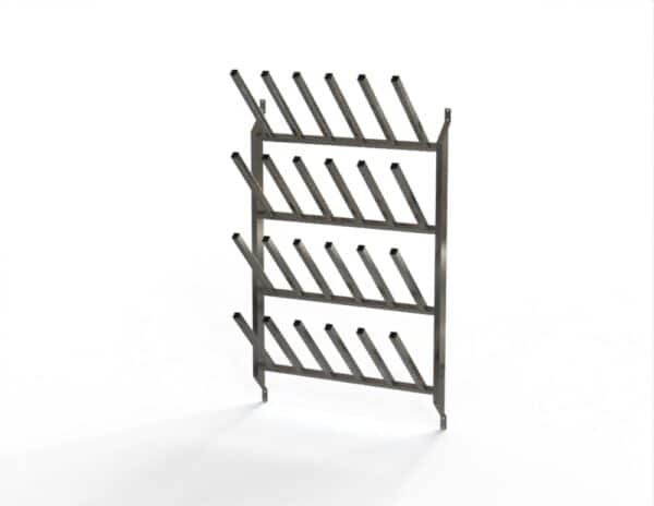 12 Pair Wall Mounted boot rack