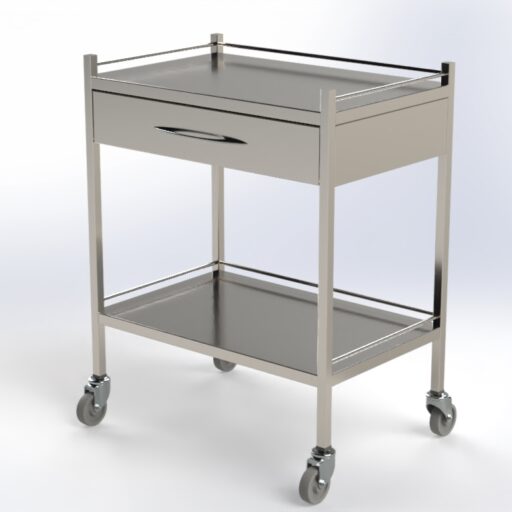 SS10.1 - Dressing Trolley, #304 Stainless Steel